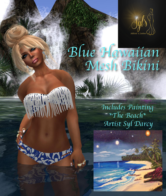 Blue Hawaiian Bikini